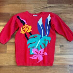 Vintage beldoch popper sweater